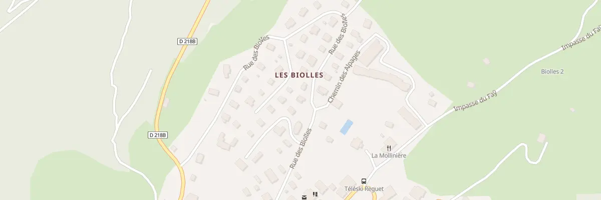 Plan du 572 Rue des Biolles à Notre-Dame-de-Bellecombe