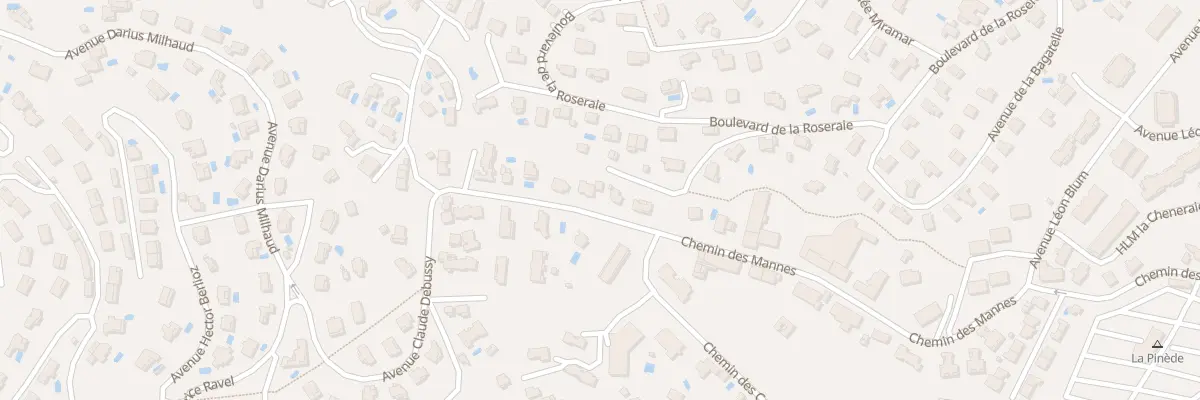 Plan du 5515 Che des Mannes à Cavalaire-sur-Mer