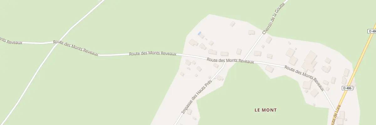 Plan du 21 Rte des Monts Revaux à Saint-Germain