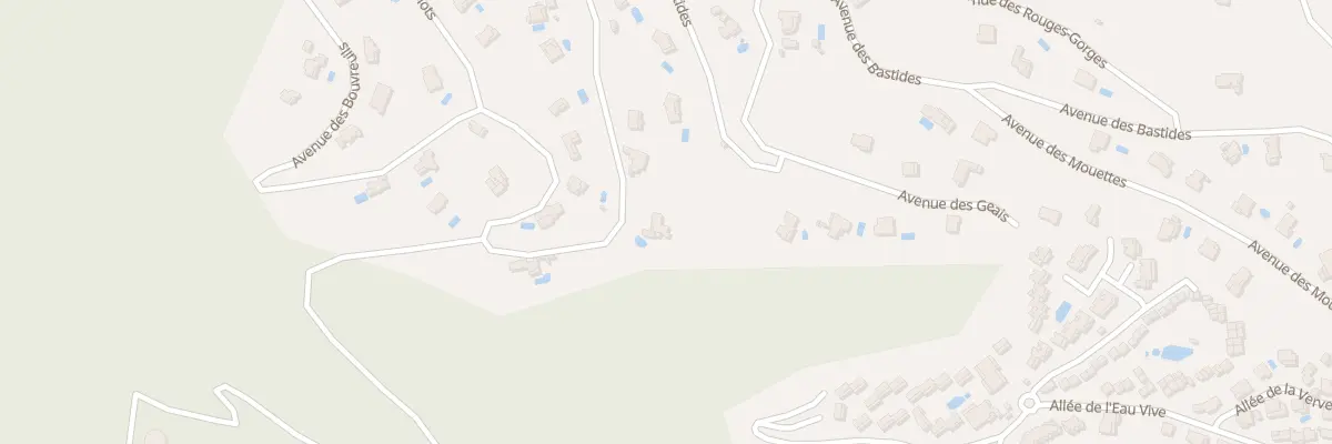 Plan du 2841 Bd de l’Eau Blanche à Cavalaire-sur-Mer