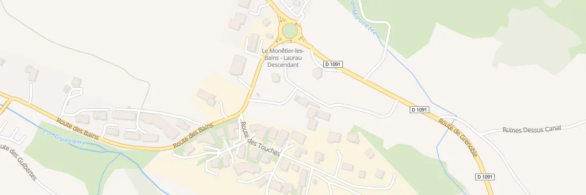 Plan du 5001 Rte des Bains au Monêtier-les-Bains