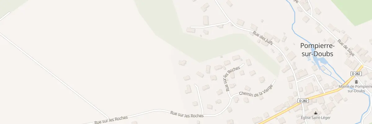 Plan du 7 Lot Paillot à Pompierre-sur-Doubs