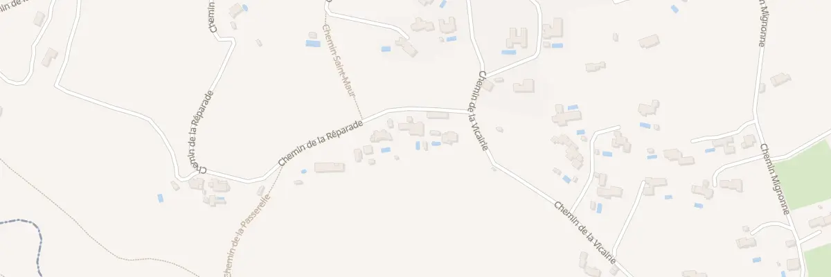 Plan du 664 Che de la Réparade à Grimaud