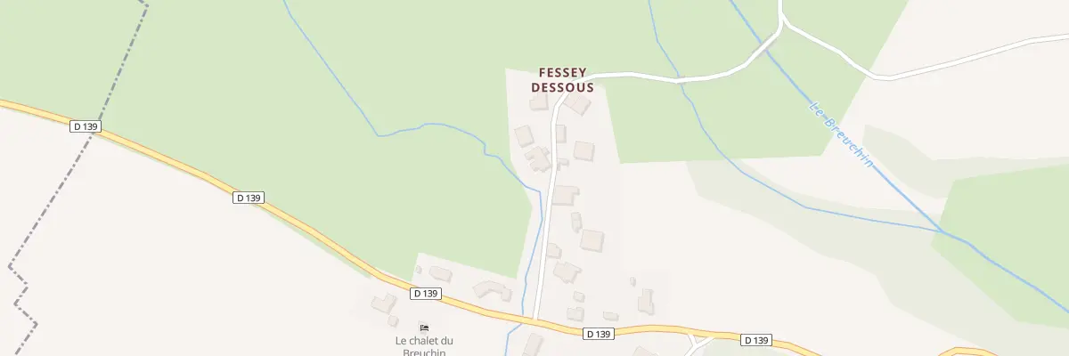 Plan du 3 Rue de la Prairie aux Fessey