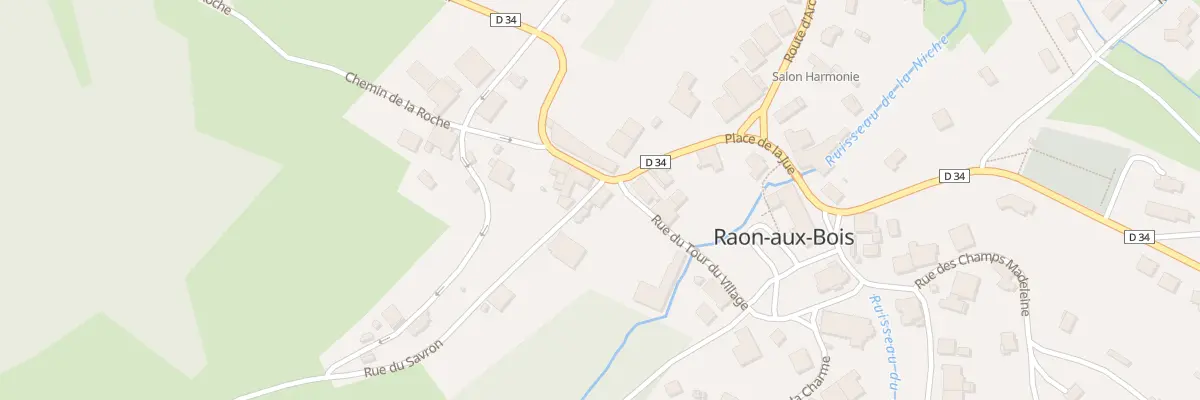 Plan du 2 Pl Pierre Mathieu à Raon-aux-Bois