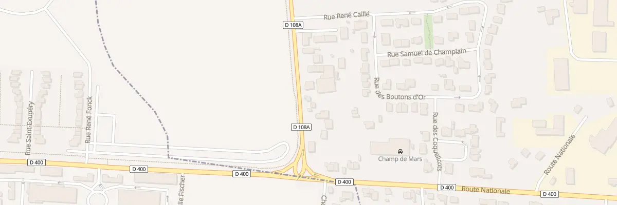 Plan du 29B Rue du Champ de Mars à Chanteheux