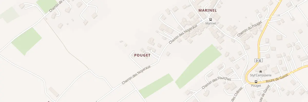 Plan du 200 Che des Noyereaux à Marin