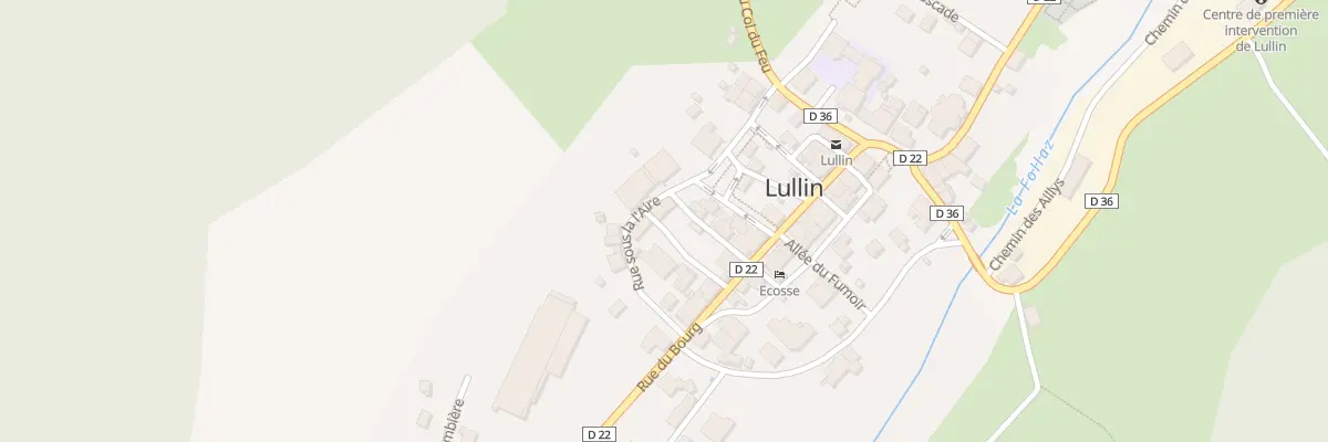 Plan du 68 All du Four à Lullin