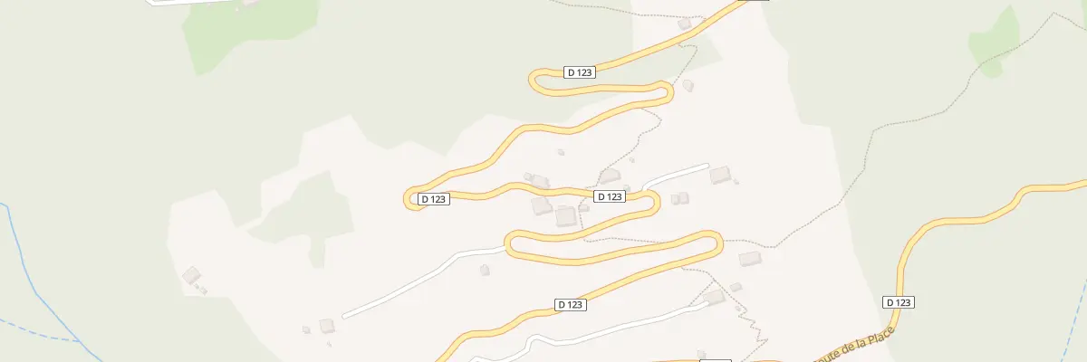 Plan du 3850 Rte de la Place à Villard-sur-Doron