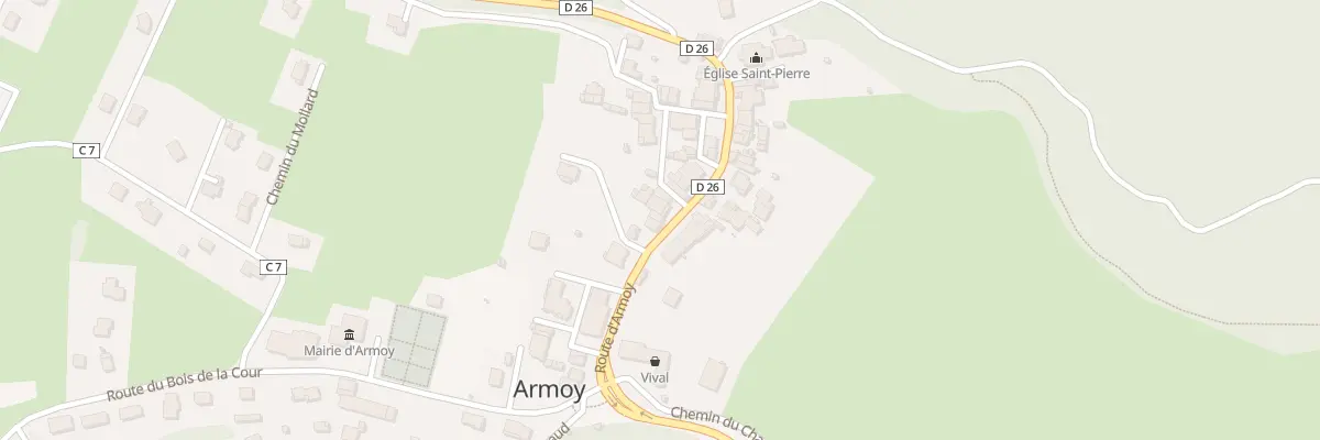 Plan du 3442 Armoy à Armoy