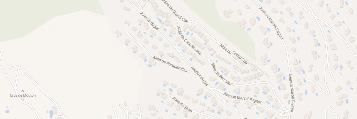 Plan du 122 Av du Jas à Cavalaire-sur-Mer
