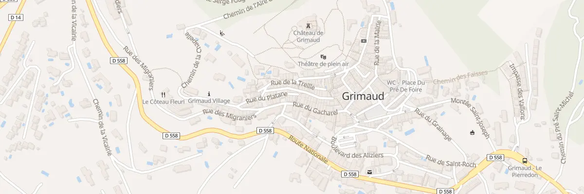 Plan du 5016 Rue du Gacharel à Grimaud