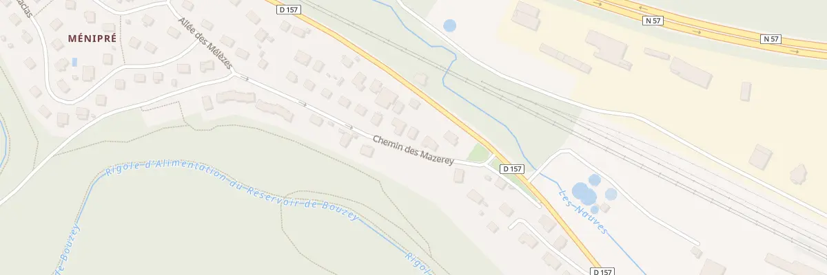 Plan du 4 Che des Mazerey à Arches
