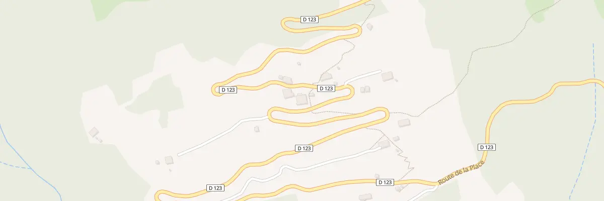 Plan du 3643 Rte de la Place à Villard-sur-Doron