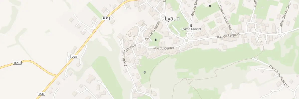 Plan du 24 Rue du Centre à Lyaud