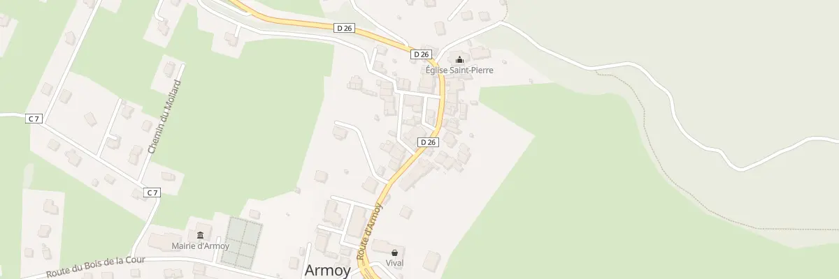 Plan du 3404 Armoy à Armoy