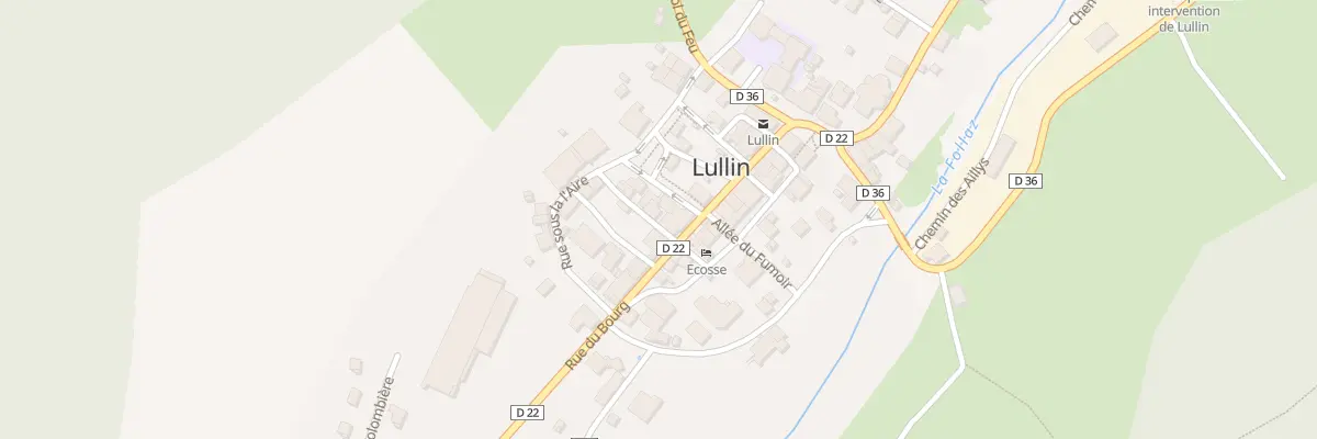 Plan du 58 All de la Fontaine à Lullin
