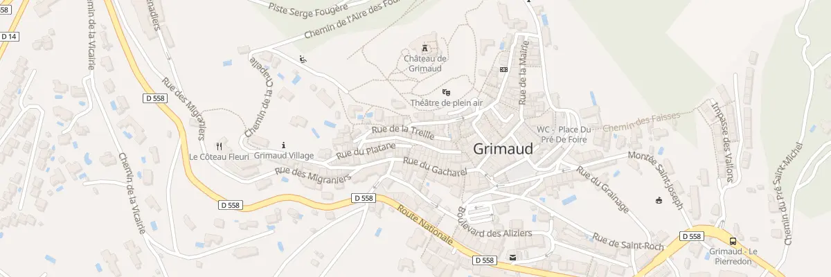 Plan du 19 Rue du Baou à Grimaud