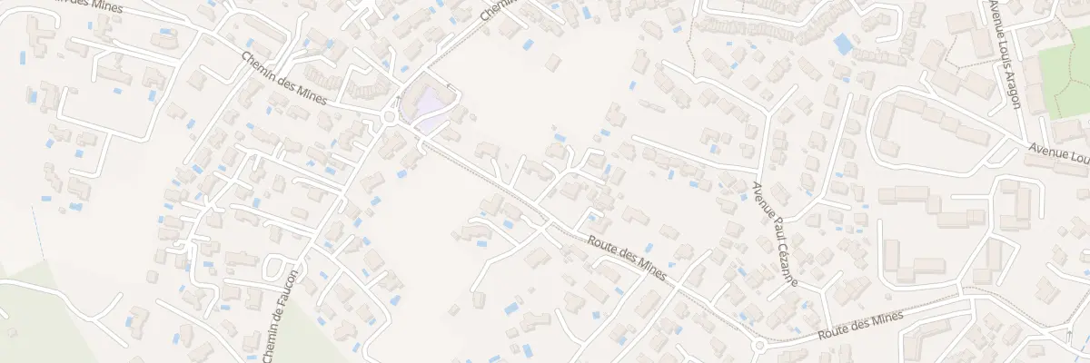 Plan du 562 Rte des Mines à Cogolin