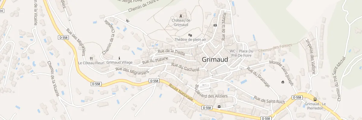 Plan du 5030 Rue du Baou à Grimaud