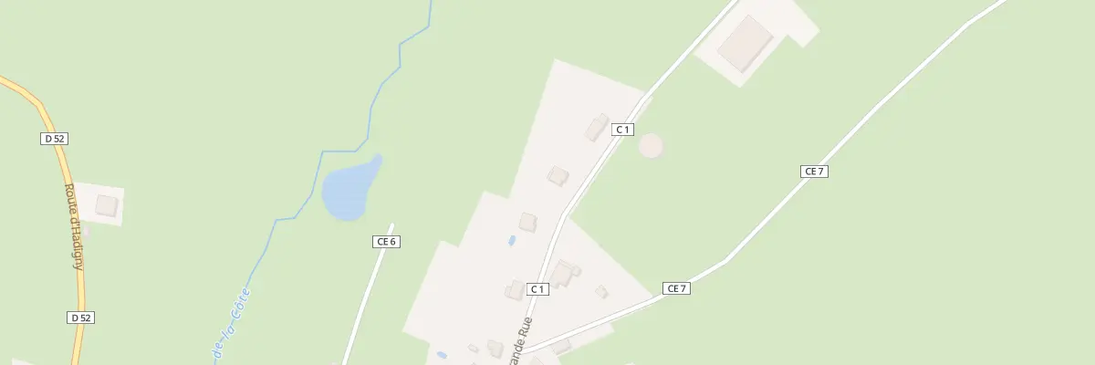 Plan du 23 Gr La Grande Rue à Badménil-aux-Bois