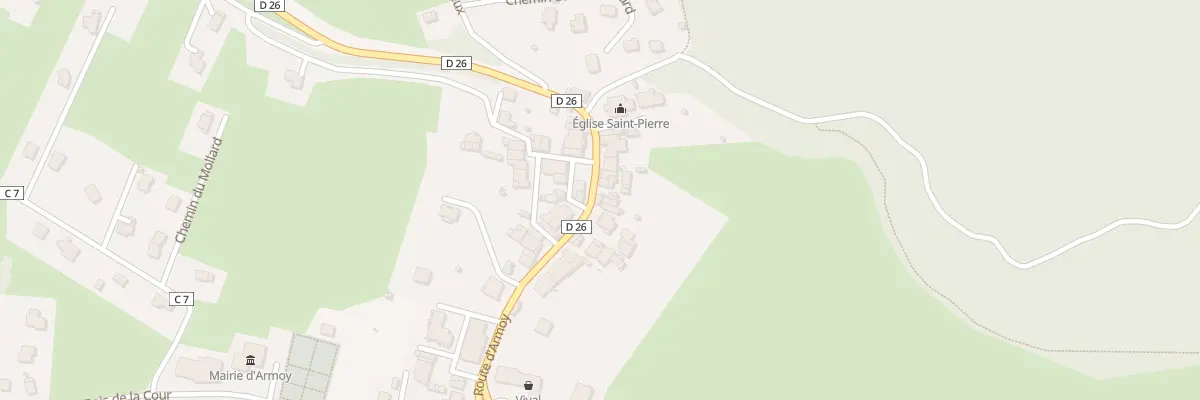 Plan du 3375 Au Chef Lieu à Armoy
