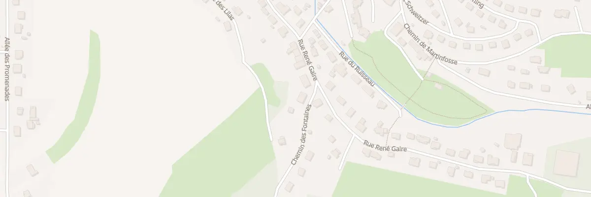 Plan du 2 Che des Fontaines à Deyvillers