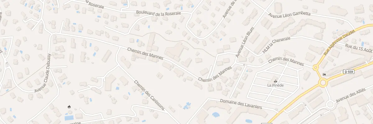 Plan du 8021 Che des Mannes à Cavalaire-sur-Mer