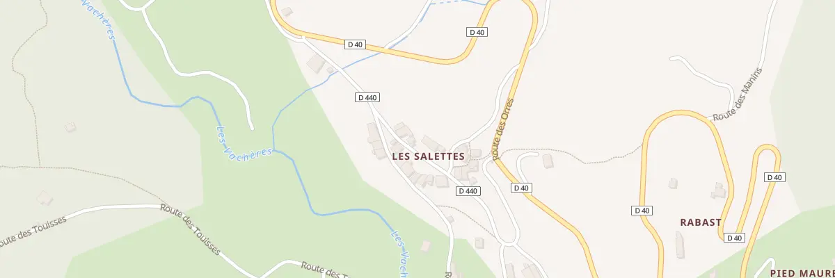 Plan du 5019 Les Sallettes à Saint-Sauveur
