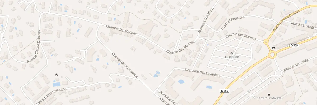 Plan du 6336 Che des Mannes à Cavalaire-sur-Mer