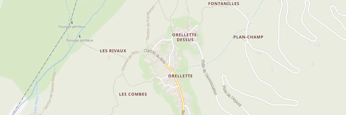 Plan du 26 Che de la Chapelle à Orelle