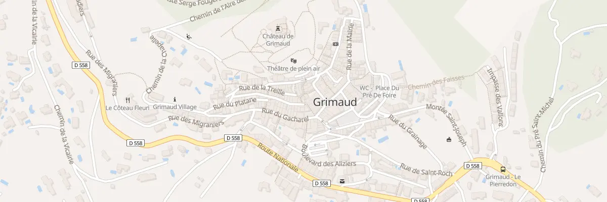 Plan du 5069 Rue de la Treille à Grimaud