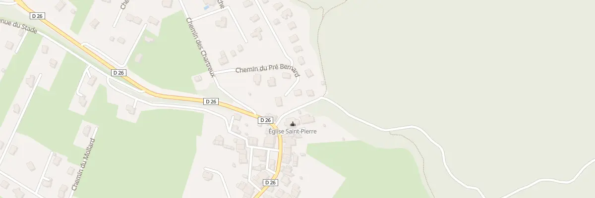 Plan du 163 Che du Pré Bernaud à Armoy