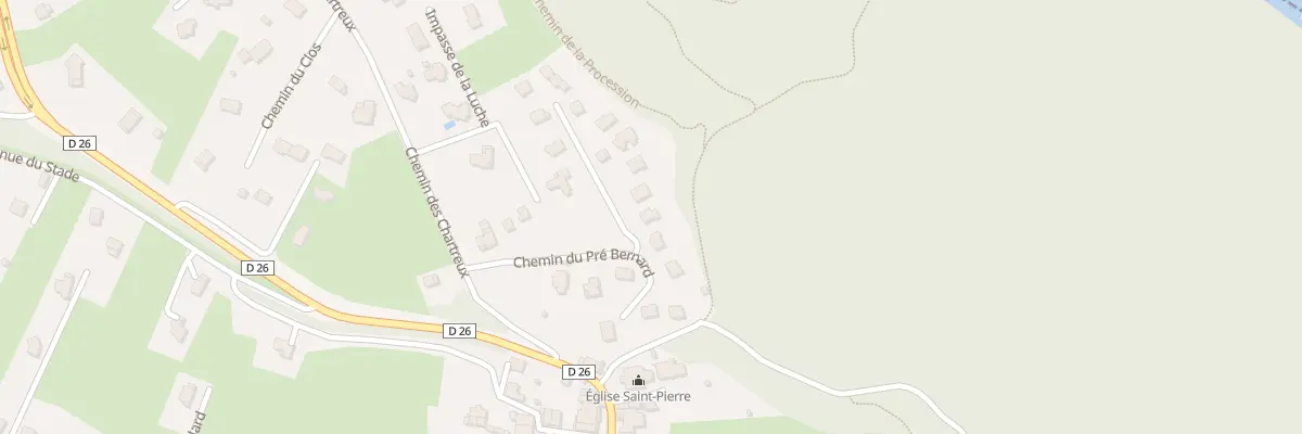 Plan du 353 Che des Chartreux à Armoy