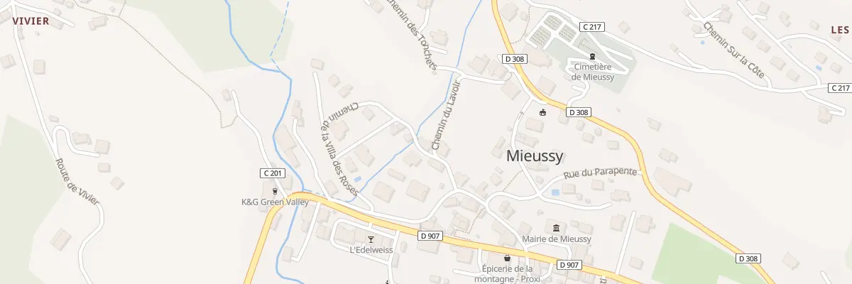 Plan du 37 Che du Lavoir à Mieussy