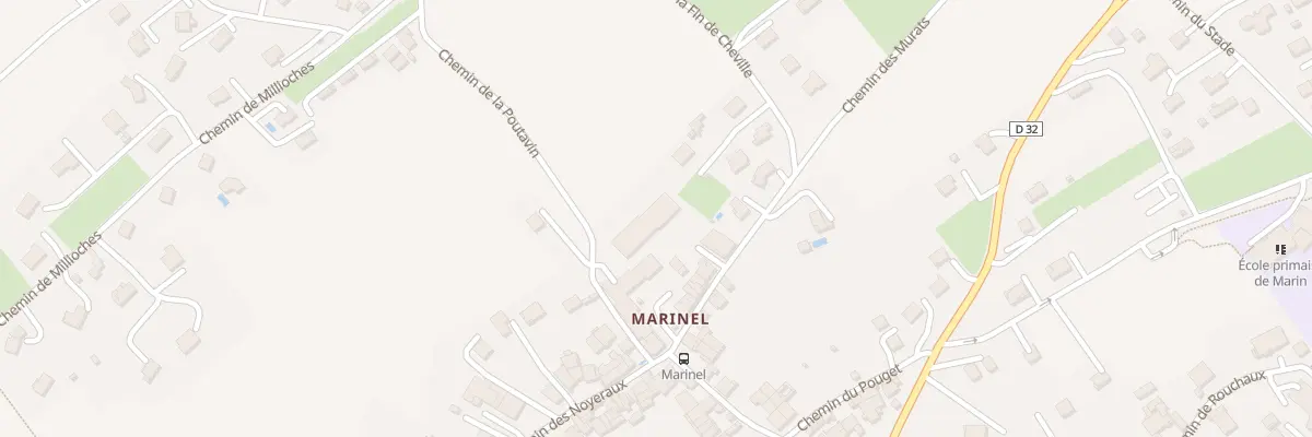 Plan du 98 Che de la Poutavin à Marin