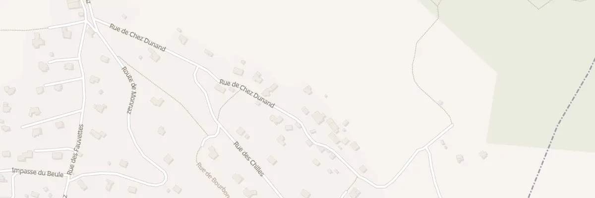 Plan du 389 Rue de Chez Dunand à Marignier