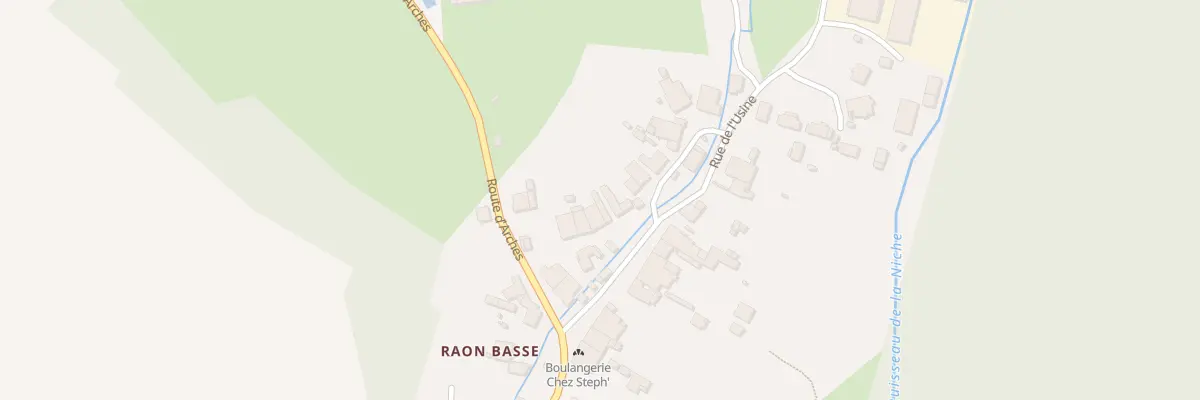 Plan du 11 Rue de l’Usine à Raon-aux-Bois