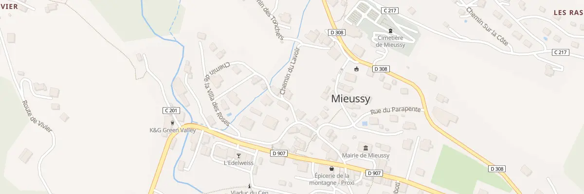 Plan du 32 Che du Lavoir à Mieussy