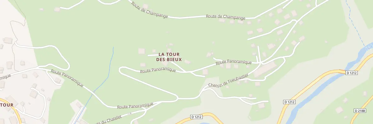 Plan du 24 Che de la Tour des bieux à Flumet