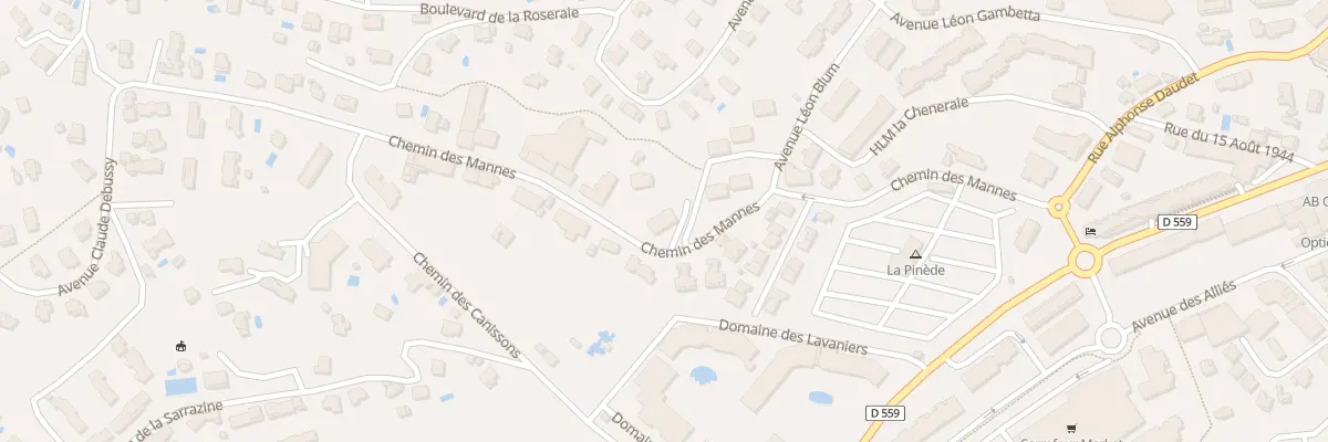 Plan du 7090 Che des Mannes à Cavalaire-sur-Mer