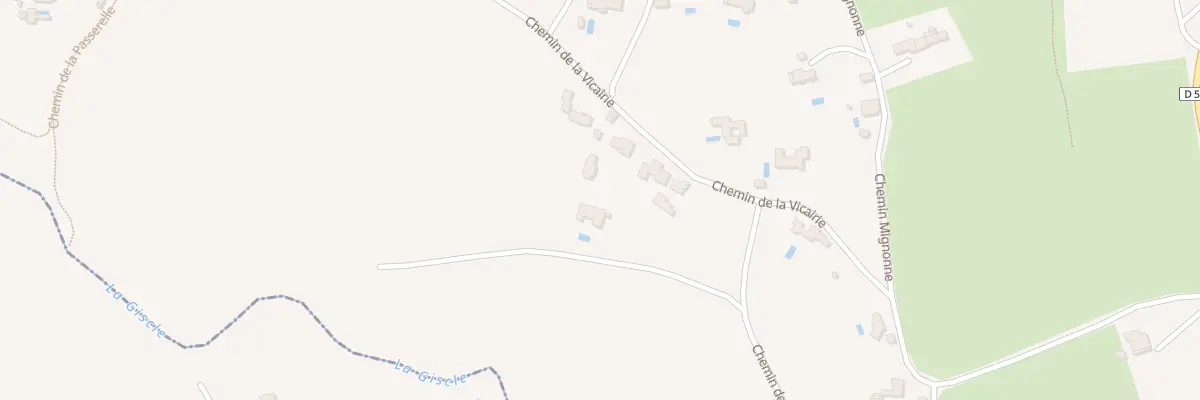 Plan du 1274 La Vicaire à Grimaud