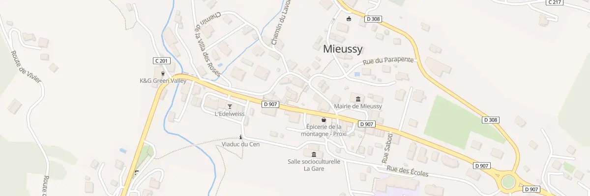 Plan du 5 Pas des Galeries à Mieussy