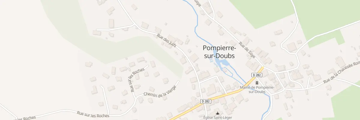 Plan du 9A Rue des Juifs à Pompierre-sur-Doubs