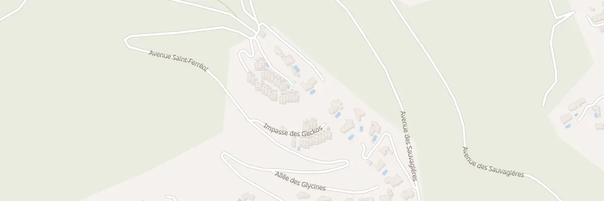 Plan du 120 Imp des Écureuils à Cavalaire-sur-Mer