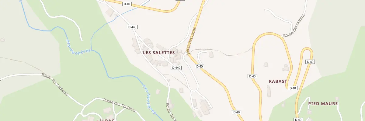 Plan du 5194 Les Sallettes à Saint-Sauveur