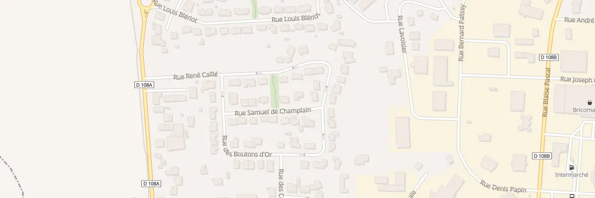 Plan du 10 Rue Samuel de Champlain à Chanteheux