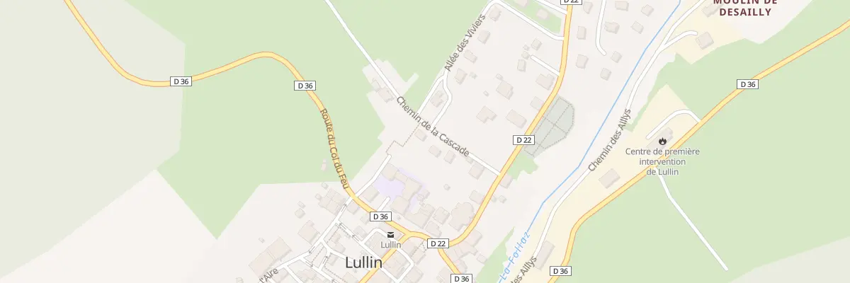 Plan du 5490 Lullin à Lullin