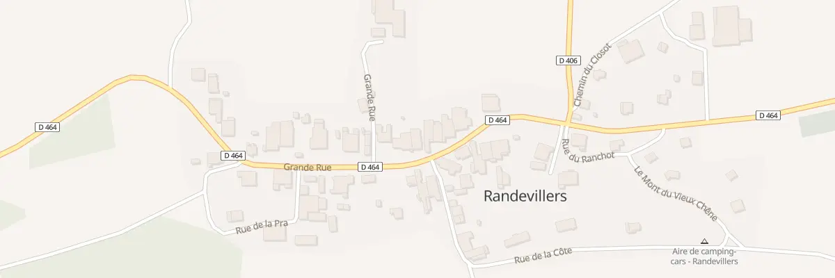 Plan du 21 Gr Grande Rue à Randevillers