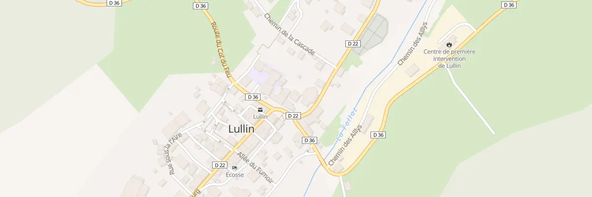 Plan du 87 Pl des Remparts à Lullin